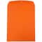 JAM Paper 9" x 12" Brite Hue Orange Open End Catalog Colored Envelopes, 100ct.